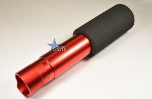 Pistol Buffer Tube Receiver Extension Anodized RED Mil Spec .223 5.56 .308 RED AR 15 M4 M16 Best Discount Wholesale AR Parts and Accessories Austin Texas