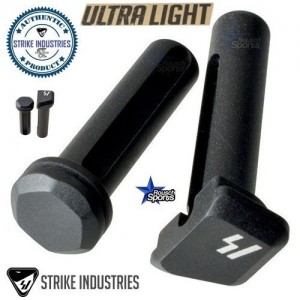 Strike Industries ULTRA LIGHT Enhanced Extended Pivot Take Down Pins BLACK Custom .223 5.56 AR 15 M4 M16 Best Discount Strike Industries Wholesale AR Parts and Accessories Austin Texas USA 1/2"-28 Strike Industries J-COMP V2 Japan 89 Comp Muzzle brake 5.56/223/.22L