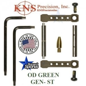 KNS Pins Anti Walk Pins Non Rotating Gen ST Spike's Side Plates OD GREEN .223 5.56 .308 AR 15 M4 M16 Best Discount Wholesale AR Parts and Accessories Austin Texas 1 .223 5.56 .308 AR 15 M4 M16 Best Discount Wholesale AR Parts and Accessories Austin Texas Stainless Steel