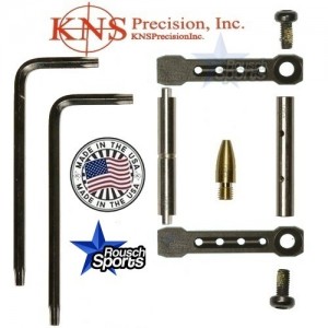 KNS Pins Anti Walk Pins Non Rotating Gen ST Spike's Side Plates Black .223 5.56 .308 AR 15 M4 M16 Best Discount Wholesale AR Parts and Accessories Austin Texas 1 .223 5.56 .308 AR 15 M4 M16 Best Discount Wholesale AR Parts and Accessories Austin Texas Stainless Steel